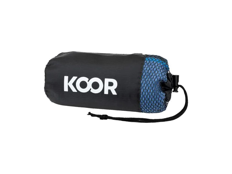 KOOR Badetuch Silva Blu 80 x 130 cm