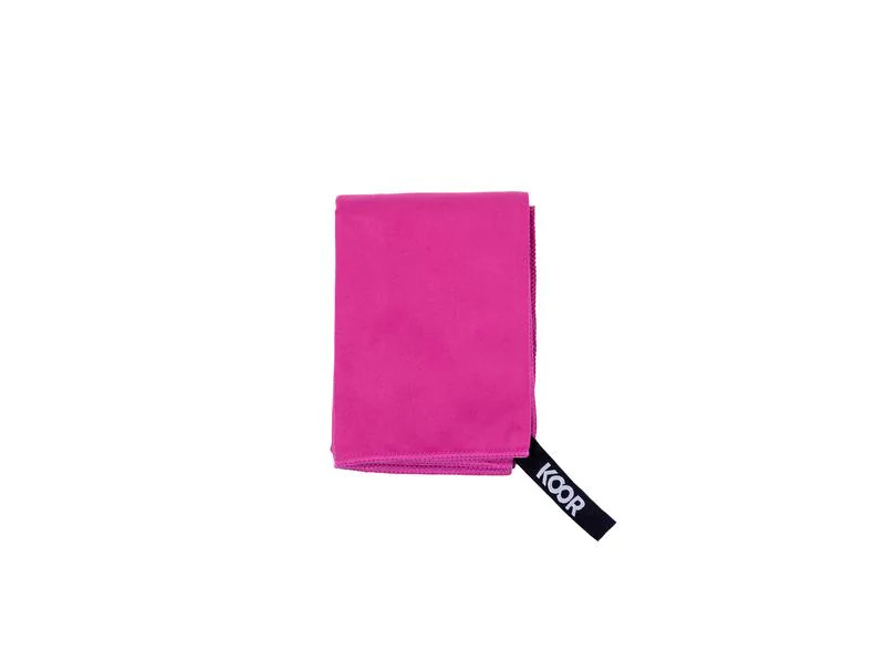 KOOR Badetuch Silva Magenta Dreierpack 65 x 90 cm
