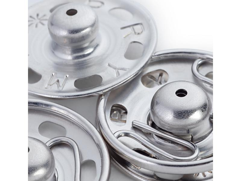Prym Druckknöpfe Ø 21 mm, Silber, 3 Stück