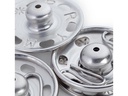 Prym Druckknöpfe Ø 21 mm, Silber, 3 Stück