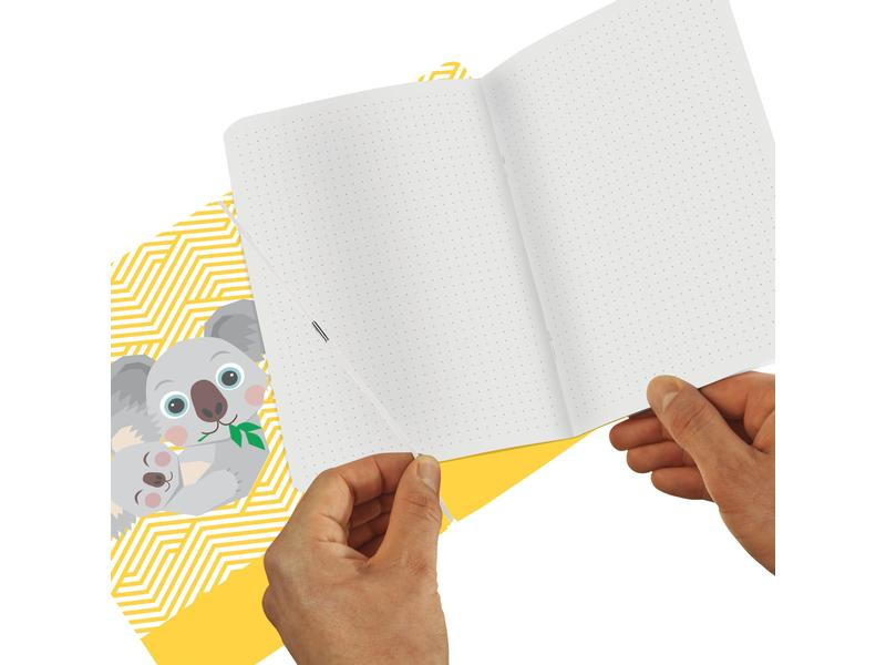 Herlitz Notizheft Koala A5 40 Blatt punktiert