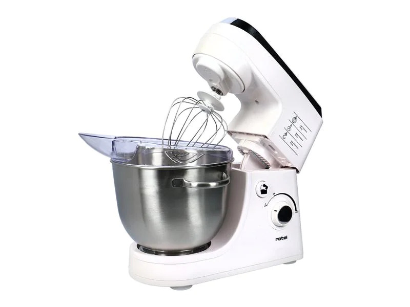 Rotel Küchenmaschine Power Mix 441 Weiss/Silber