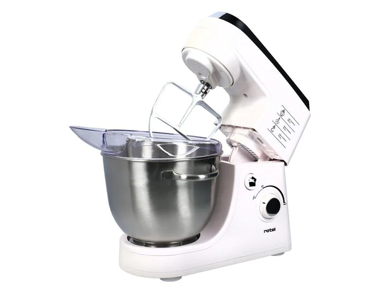 Rotel Küchenmaschine Power Mix 441 Weiss/Silber