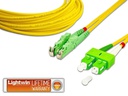 Lightwin LWL-Patchkabel E2000/APC-SC/APC, Singlemode, Duplex, 5m
