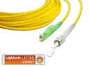 Lightwin LWL-Patchkabel E2000/APC-ST, Singlemode, Simplex, 1m