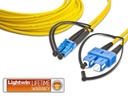 Lightwin LWL-Patchkabel LC-SC, Singlemode, Duplex, 1m