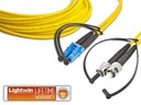 Lightwin LWL-Patchkabel LC-ST, Singlemode, Duplex, 1m