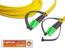Lightwin LWL-Patchkabel LC/APC-LC/APC, Singlemode, Duplex, 1m