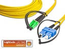 Lightwin LWL-Patchkabel LC/APC-SC, Singlemode, Duplex, 1m