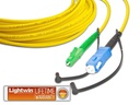 Lightwin LWL-Patchkabel LC/APC-SC, Singlemode, Simplex, 0.5m