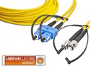 Lightwin LWL-Patchkabel SC-ST, Singlemode, Duplex, 1m