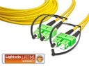 Lightwin LWL-Patchkabel SC/APC-SC/APC, Singlemode, Duplex, 5m