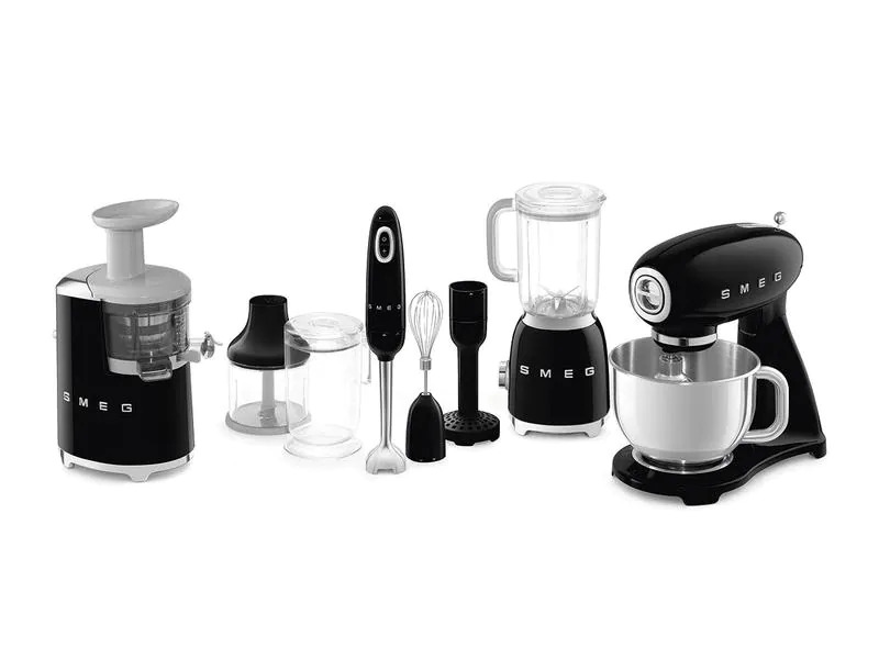 SMEG Küchenmaschine 50's Style SMF03BLEU Schwarz