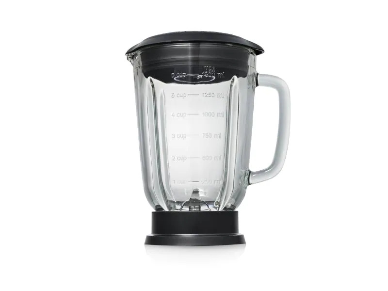 Tristar Küchenmaschine MX-4823 Edelstahl/Schwarz/Transparent
