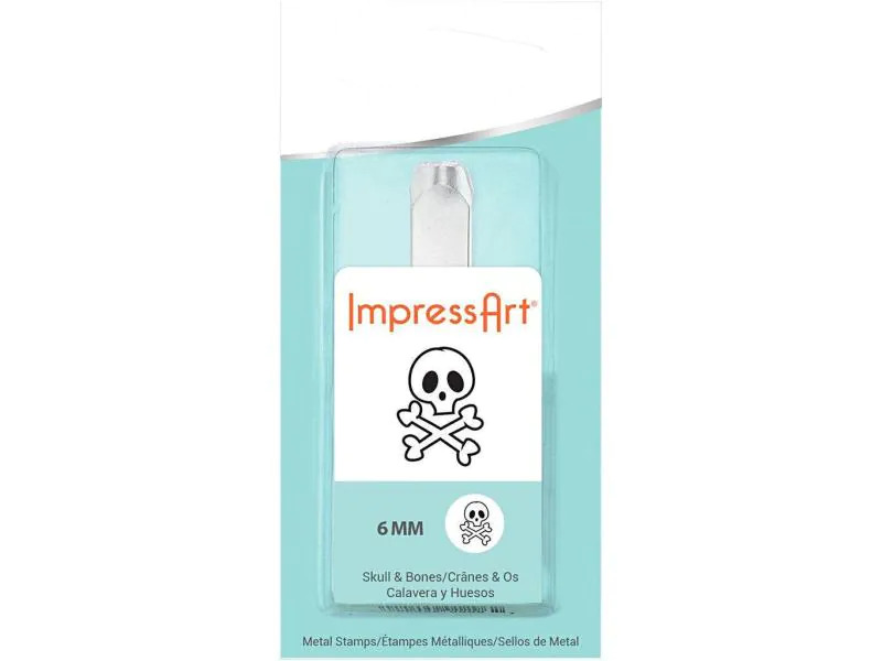 ImpressArt Prägestempel 6 mm Totenkopf