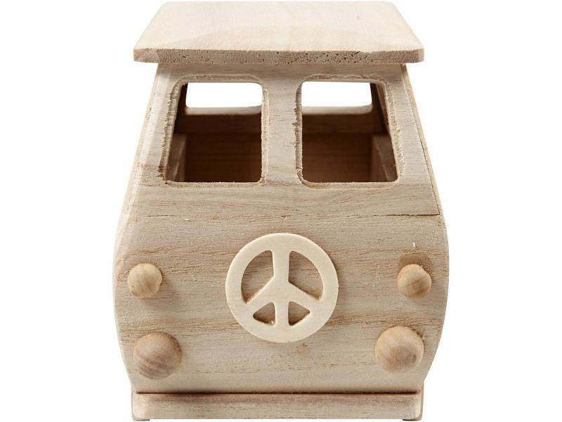 Creativ Company Mini-Fahrzeug Bus 17 x 10 x 13 cm