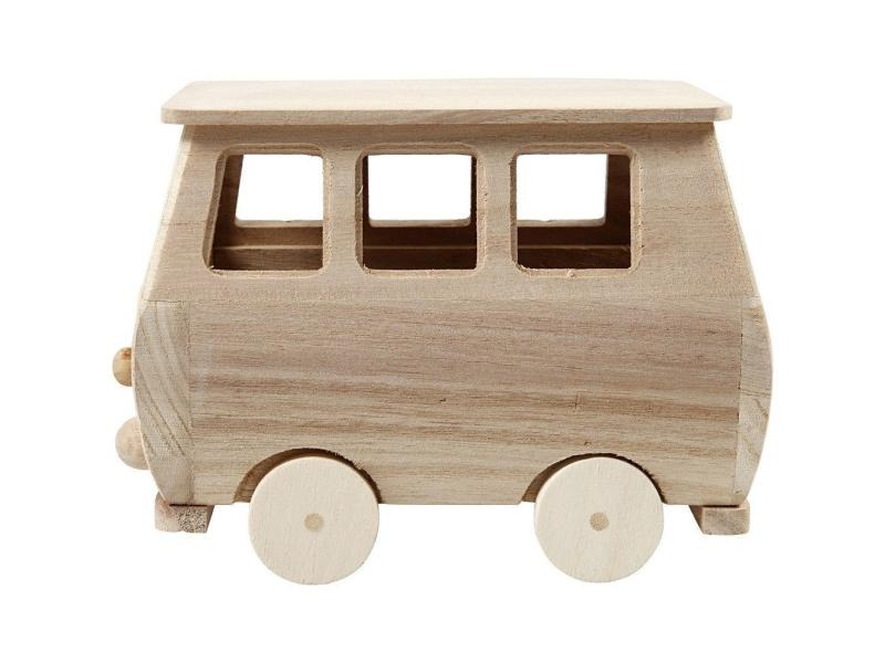 Creativ Company Mini-Fahrzeug Bus 17 x 10 x 13 cm