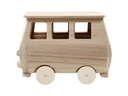 Creativ Company Mini-Fahrzeug Bus 17 x 10 x 13 cm