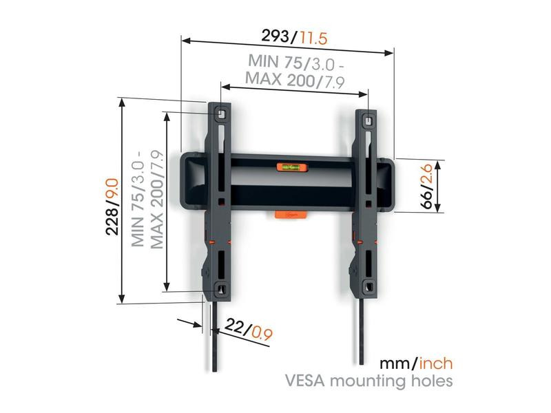 Vogel's Wandhalterung TVM 3205 Schwarz