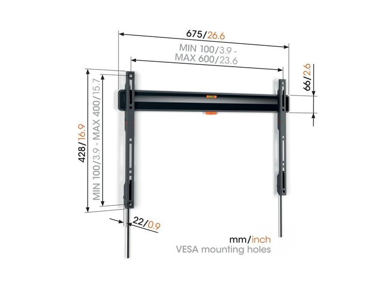 Vogel's Wandhalterung TVM 3605 Schwarz