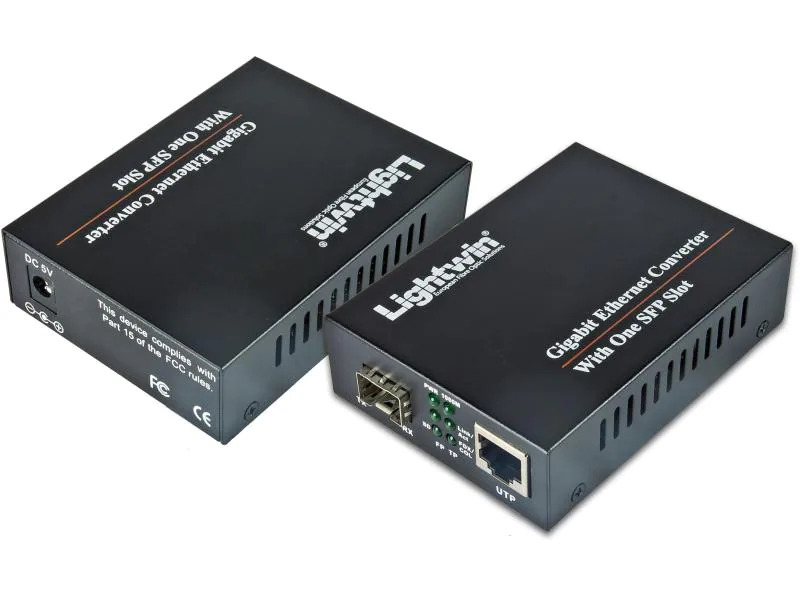 Lightwin Medienkonverter LWC 10/100/1000-SFP