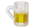 HobbyFun Mini-Utensilien Bierglas 1.5 cm, 2 Stück