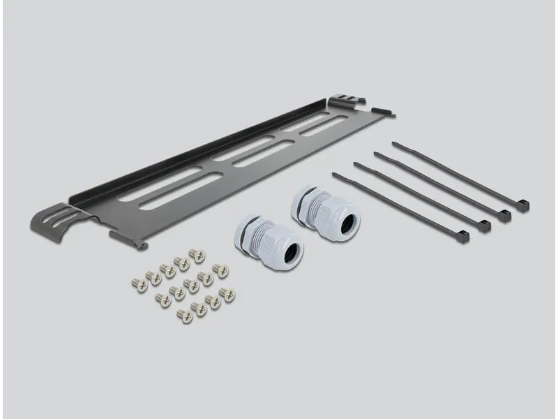 Delock 19 Verteiler Spleißbox für bis 96 Fasern 19 Rack