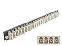 Delock Verteilerplatte Frontblende 24 Port LC Quad OM2 MM beige