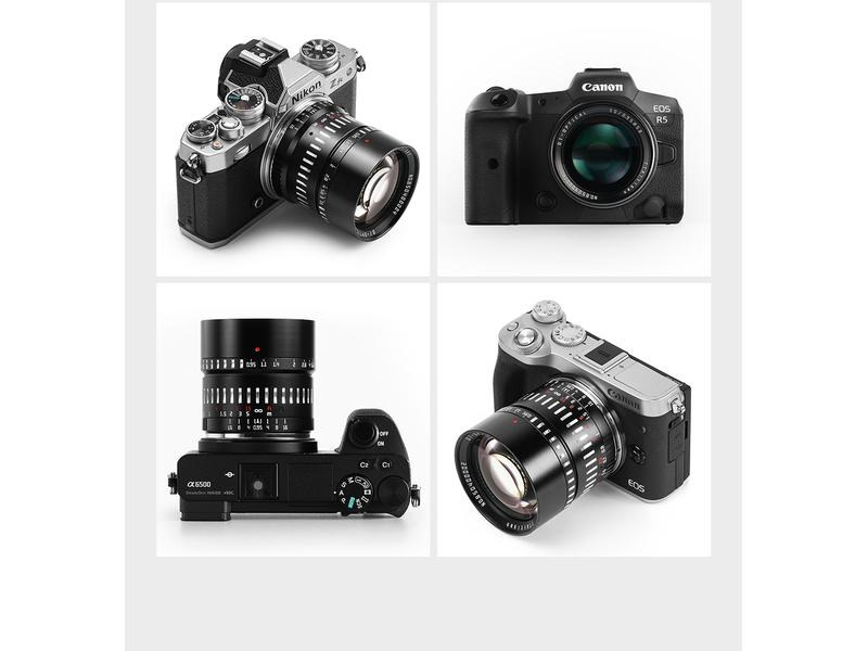 TTArtisan Festbrennweite APS-C 50 mm F0.95 – Sony E-Mount