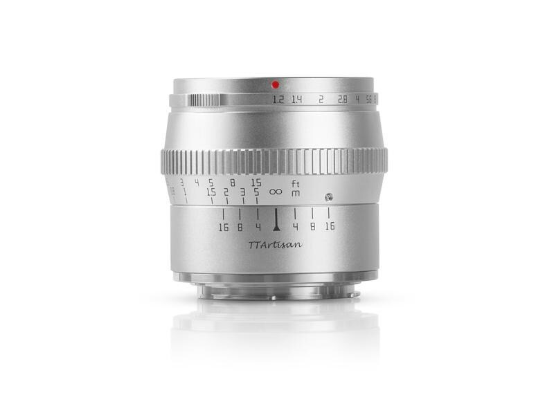 TTArtisan Festbrennweite APS-C 50 mm f1.2 – MFT