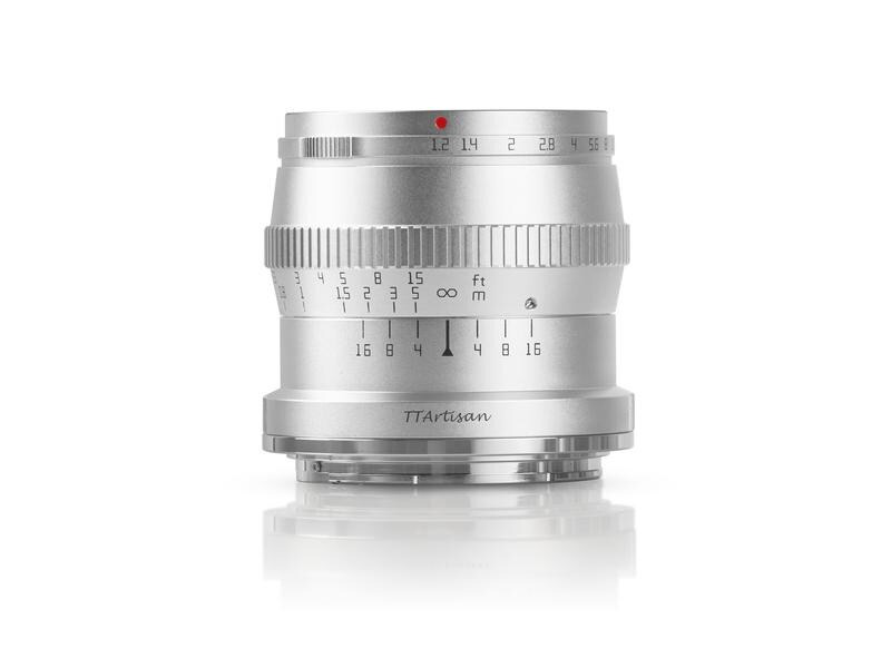 TTArtisan Festbrennweite APS-C 50 mm f1.2 – MFT
