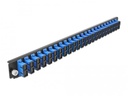 Delock Verteilerplatte Frontblende 24 Port SC Duplex OS2 SM blau