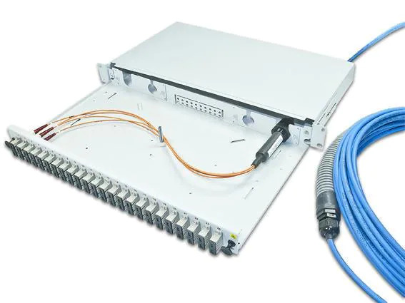Lightwin 19 Verteiler Set Box mit 2x LC-Duplex Singlemode