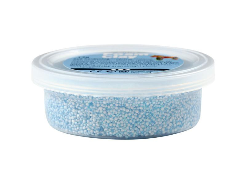 Creativ Company Modellier-Set Foam Clay 6 x 14 g Gelb/Pink/Hellblau/Orange