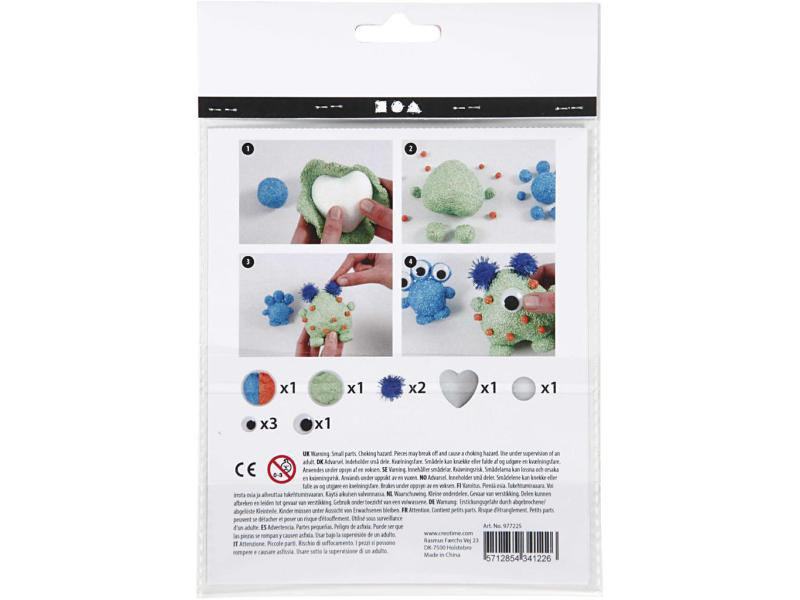 Creativ Company Modellier-Set Modellieren, Aliens, 1 Set