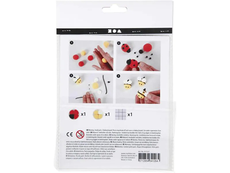 Creativ Company Modellier-Set Tic Tac Toe Modellieren, 1 Set