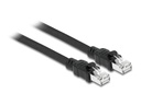 Delock Patchkabel Cat 6A, F/UTP, 0.5 m, Schwarz