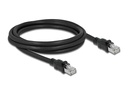 Delock Patchkabel Cat 6A, F/UTP, 2 m, Schwarz