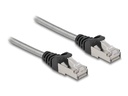 Delock Patchkabel Cat 6A, U/FTP, 0.5 m, Silber