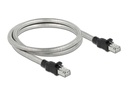 Delock Patchkabel Cat 6A, U/FTP, 3 m, Silber