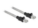 Delock Patchkabel Cat 6A, U/FTP, 3 m, Silber