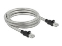 Delock Patchkabel Cat 6A, U/FTP, 5 m, Silber