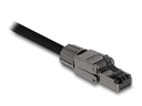 Delock Stecker RJ45 Cat.8.1 STP, werkzeugfrei 1 Stück, Grau