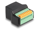 Delock Buchse RJ45 zu Terminalblock, 1 Stück