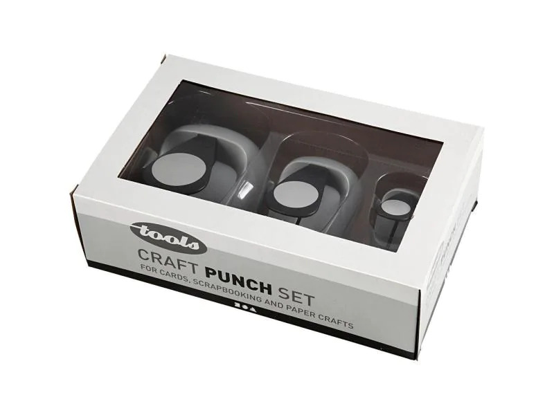 Creativ Company Motivstanzer Kreis, 25/49/75 mm