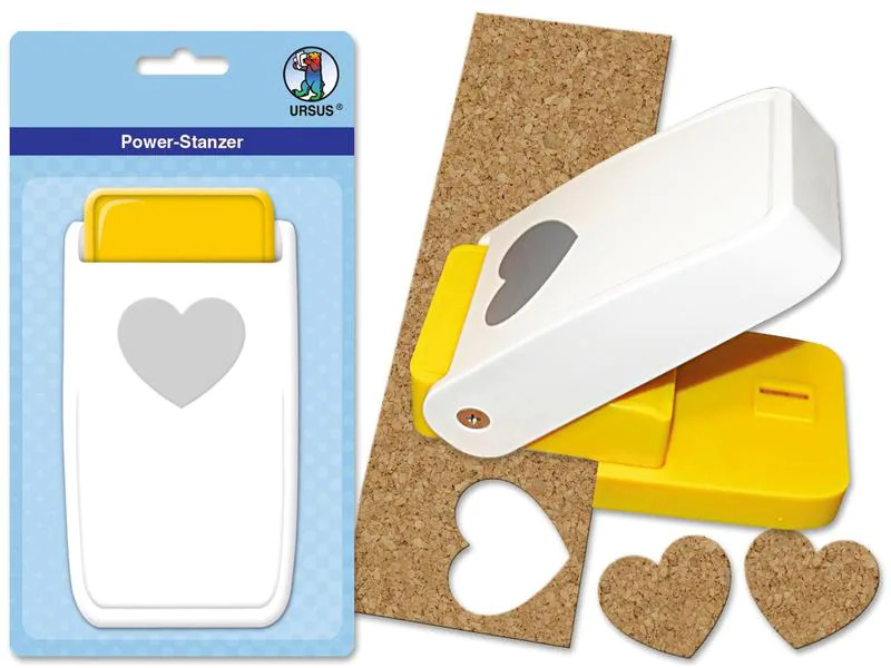 URSUS Motivstanzer Power 3.81 cm, Herz