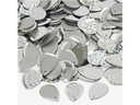 Creativ Company Pailletten 14 x 19 mm, 50 g, Silber