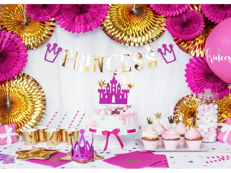 Partydeco Rosetten Metallic 3 Stück, Gold