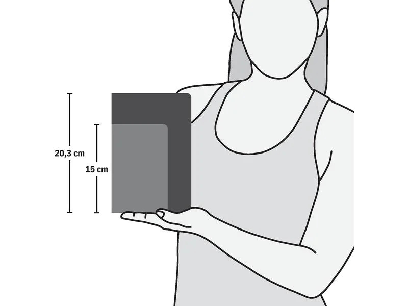 Jolie Tagesplaner A5, undatiert, Grau/Mint/Weiss