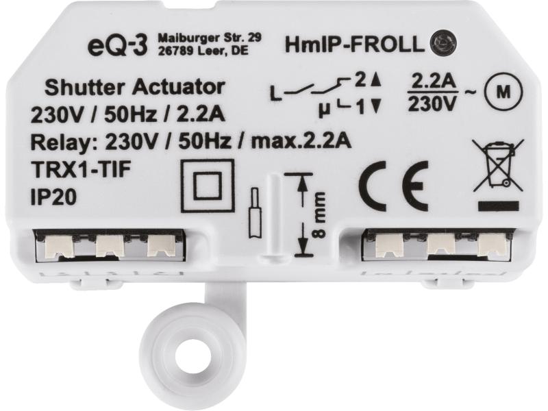 Homematic IP Funk-Rollladenaktor Unterputz